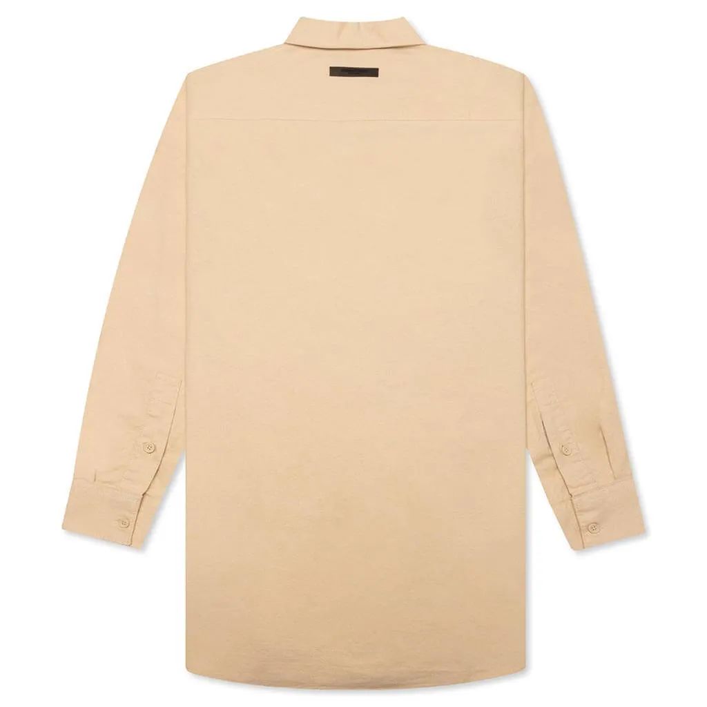 Women's L/S Oxford - Sand