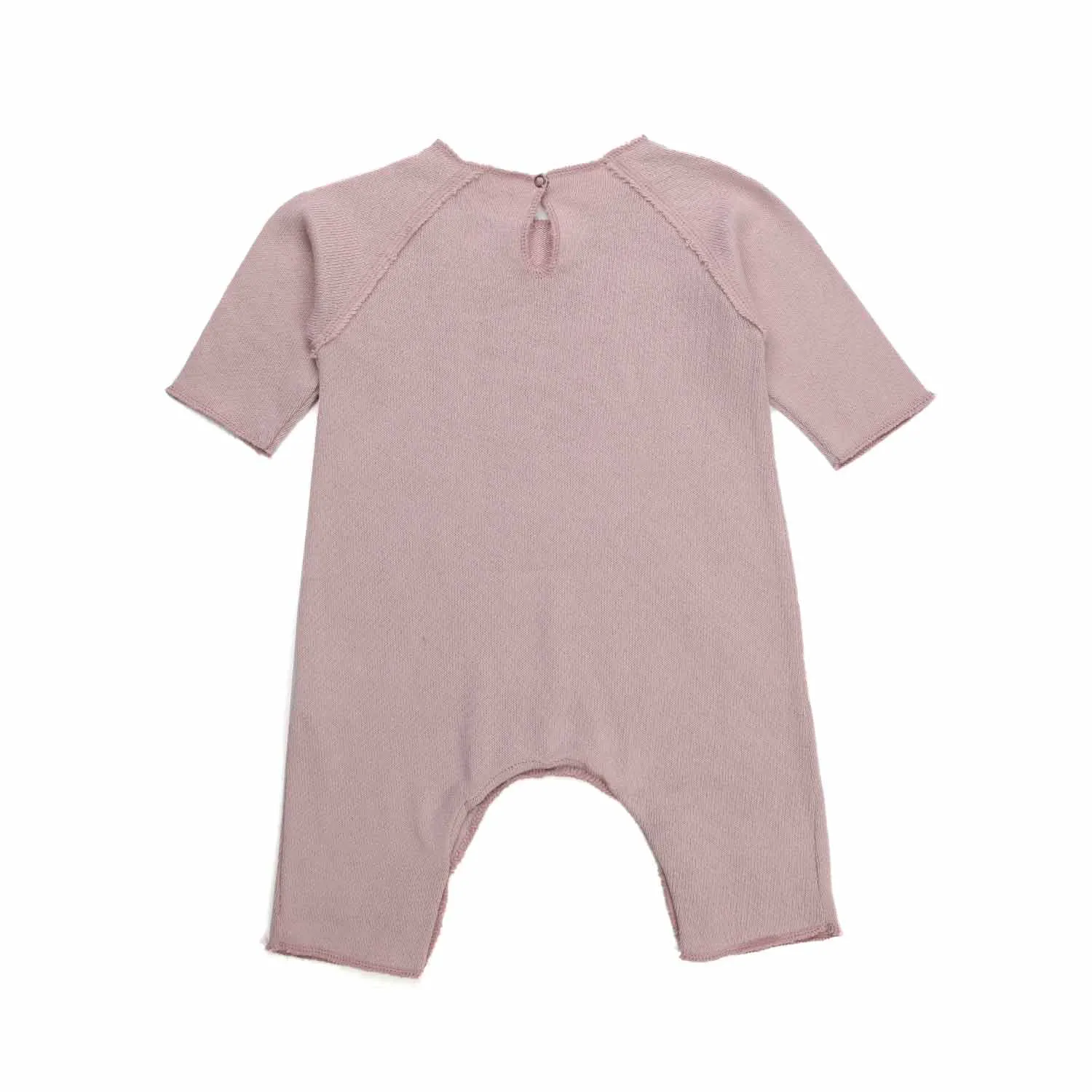 Zhoe & Tobiah Old Rose Romper For Baby Girl